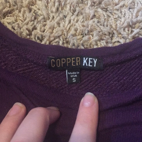 Copper Key Crop Top - Picture 4 of 4